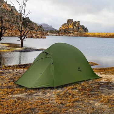 Намет Naturehike Cloud Up 1 - Ultraleichte Zelt для 1 особи (4 сезони, 20D, зелений)