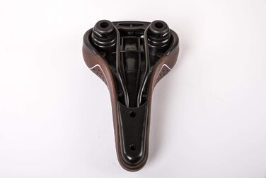 Сідло для велосипеда чоловіче Comfort Gel, City Bike, коричневе, м'яке та зручне