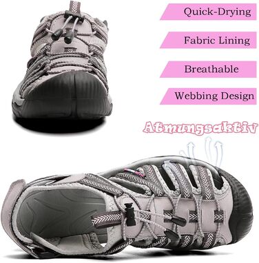 Чоловічі та жіночі шкіряні сандалії: пляжні, трекінгові, для активного відпочинку, літні, пішохідні. Розміри 36-46 (EU 40, сірий 3)