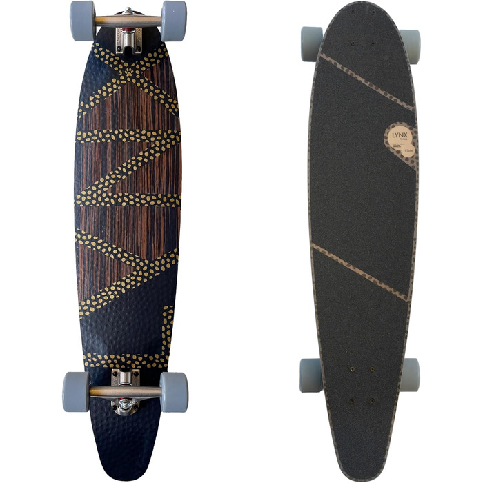 Лонгборд SWITCH Lynx Pintail 97 см для круїзингу, ABEC-9, склопластик, гнучкий, підвіски Paris V2 150 мм, для підлітків і дорослих, легкий, вироблено в Європі