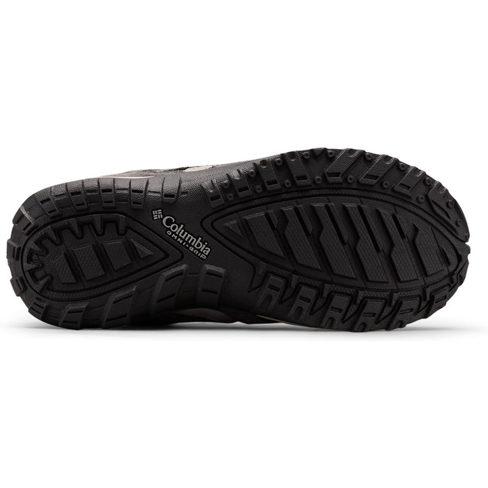 Дитячі трекінгові черевики Columbia Redmond Unisex, чорний/червоний (4 Big Kid)