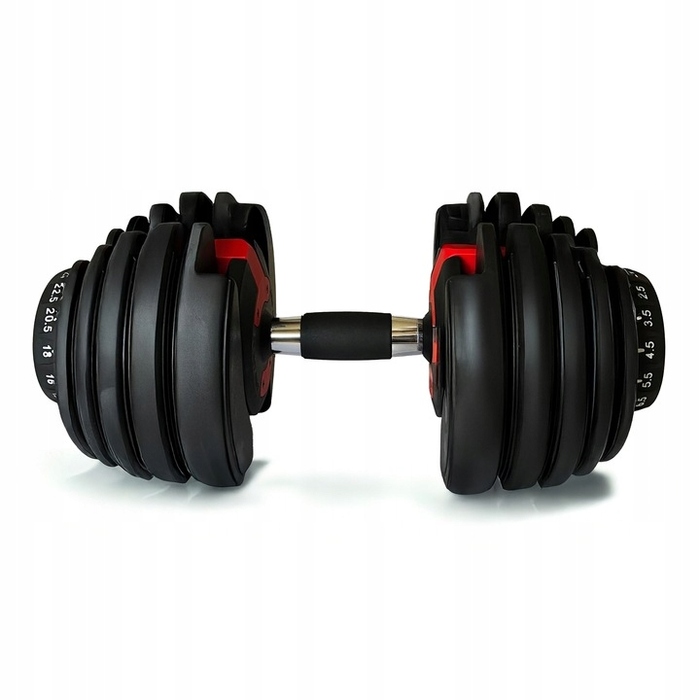 Регульовані чавунні гантелі SportForFun 1 x 24 кг