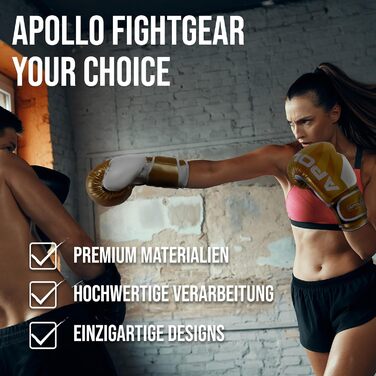 Боксерські рукавички Apollo з PU шкіри для чоловіків та жінок, тайські, для боксу, кікбоксингу, MMA, тренувань, спарингів, 12/14/16oz