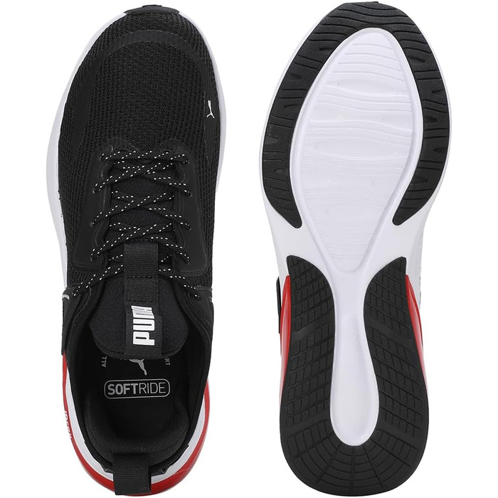 Кросівки для бігу PUMA Cell ThrillRoad - унісекс, 45 EU, чорний/червоний