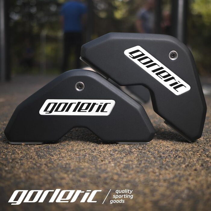 Паралетси LowFit PRO Gorletic для калістеніки, гімнастики, атлетів, преміум, магнітний дизайн, білі (чорні), зручний транспорт