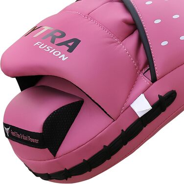 Mytra Fusion Box Pratzen - Рукавички для ударів Mytra Fusion Box, MMA, Муай Тай, бокс, бойові мистецтва, білі (рожеві)