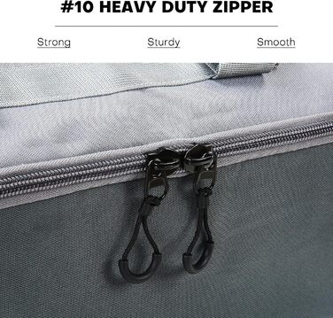 Чохол для сноуборду з повним захистом, водонепроникний, 160 см, міцний поліестер 900D, для сноуборду, лиж, палиць, шолома, взуття. Підходить для перевезення літаком.