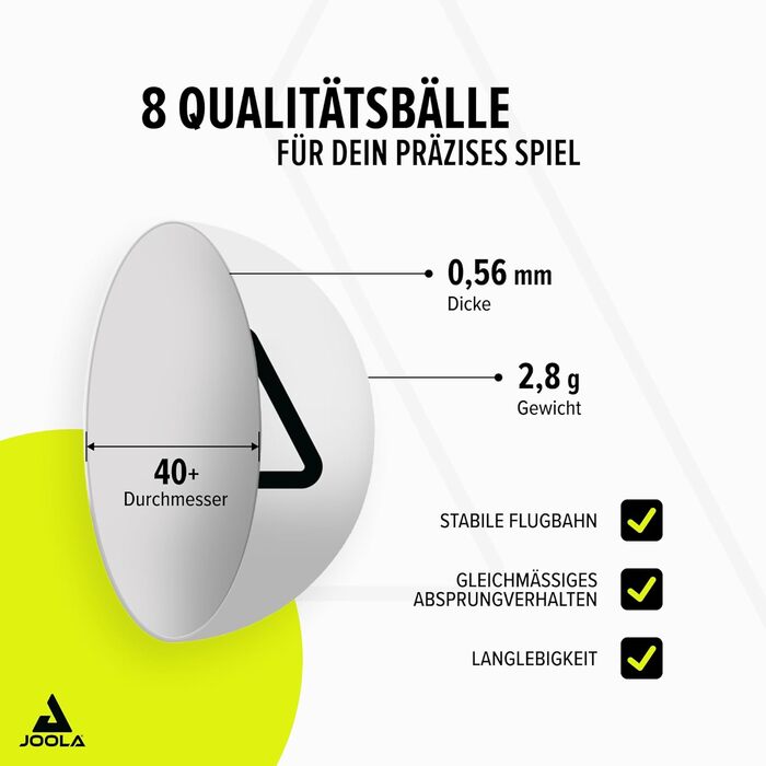 Набір пінг-понгу JOOLA Colorato, Colorato Duo та Black&White - ідеальний для сім'ї, початківців та професіоналів BLACK&WHITE Single