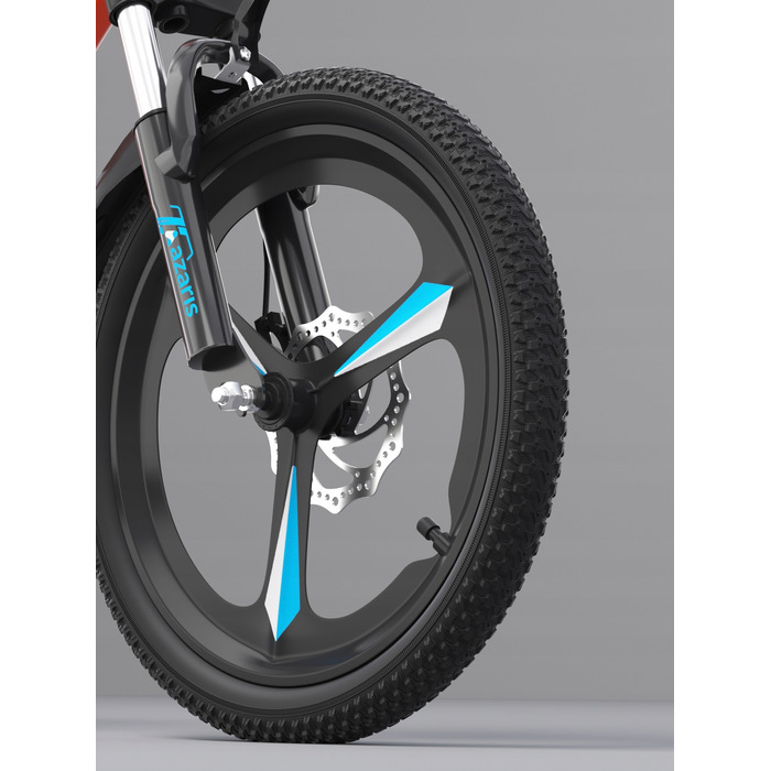 Дитячий велосипед 16 дюймів з дисковими гальмами, допоміжними колесами, амортизатором, захисним кожухом та LED-ліхтариком