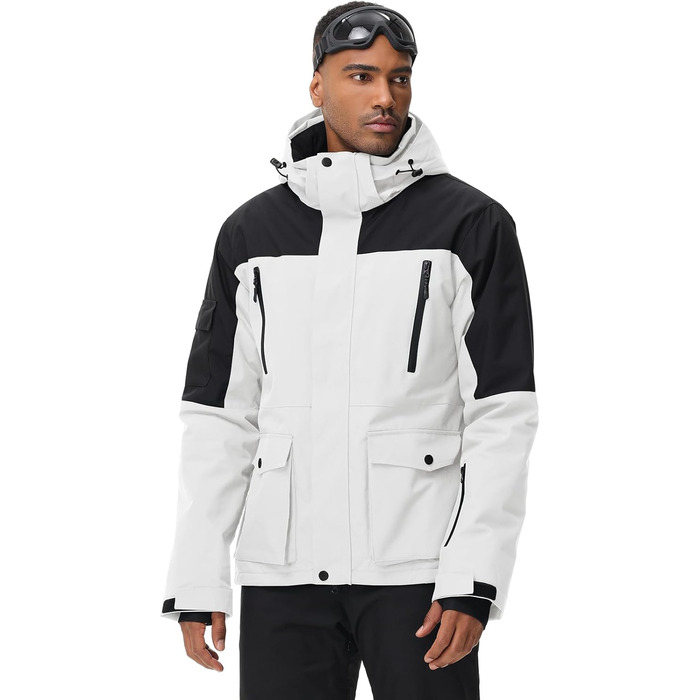 Спортивний костюм для чоловіків YEEFINE (M, #5 Білий + Білий)