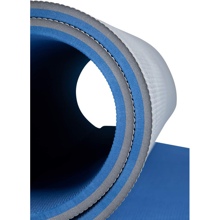 Гімнастичний килимок top | vit® 190x60x1,5 см, без латексу, нековзкий, міцний, для фітнесу, яблучний/антрацит