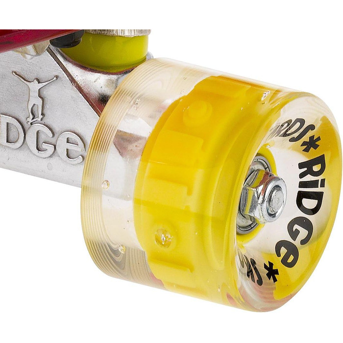 Скейтборд Ridge Blaze Mini Cruiser 55/56 см червоний/жовтий