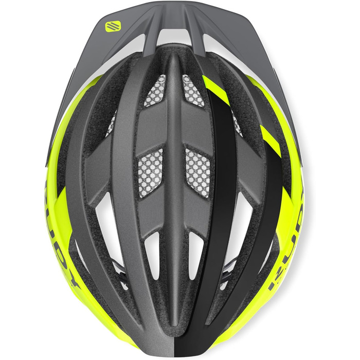 Велошолом Rudy Project Venger MTB чорний/жовтий