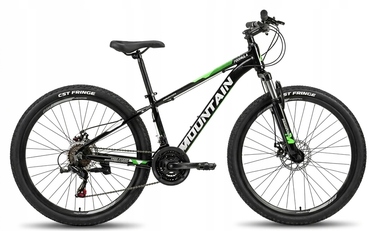 Гірський велосипед Hurtex Mountain 24, рама 11 дюймів, чорний