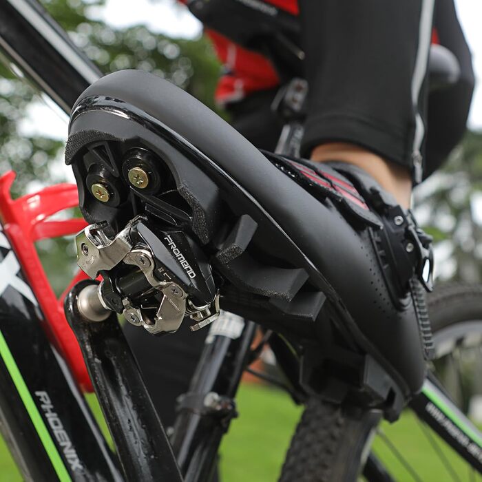 Велосипедні шкарпетки для жінок та чоловіків, MTB, Radsport, Mountainbike, кросівки, дихаючі, Outdoor, велосипедні, Spin MTB (39 EU, Чорний/Червоний)