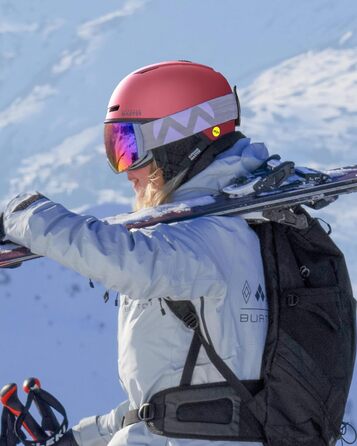 Гірськолижний шолом OutdoorMaster MIPS для сноуборду, рожевий L, вентиляція, полікарбонат, для чоловіків і жінок