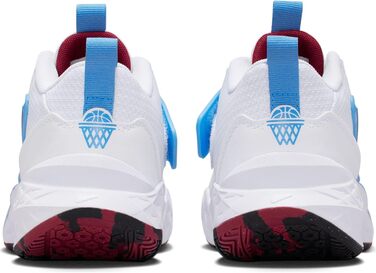 Кросівки баскетбольні Nike Team Hustle D 12 (36.5 EU) білі, червоні, сині