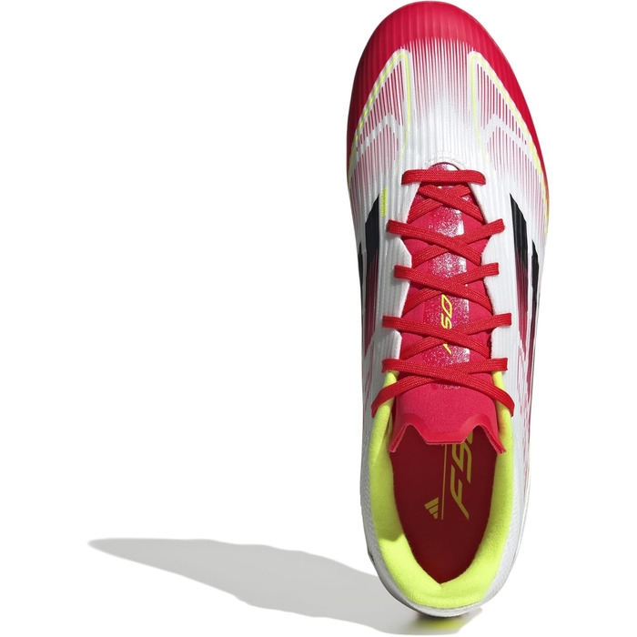 Бутси для футболу Adidas F50 League Unisex, Multi Ground, 42 EU, Білий/Чорний/Жовтий