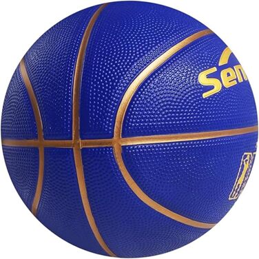Баскетбольний м'яч Senston, розмір 7, з насосом, для дорослих та підлітків (синій)