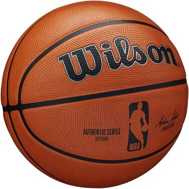Баскетбольний м'яч Wilson NBA Authentic Series для вулиці, універсальний, для дорослих