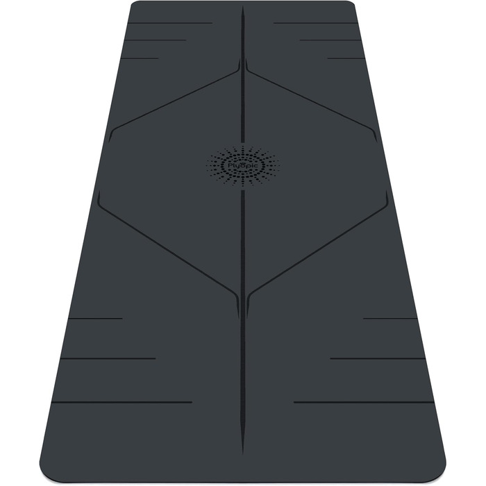 Преміум килимок для йоги Plyopic Ultra-Grip Pro — антиковзкий, стійкий до поту, з лініями вирівнювання, для йоги, пілатесу, тренувань, Бікрам та хот-йоги