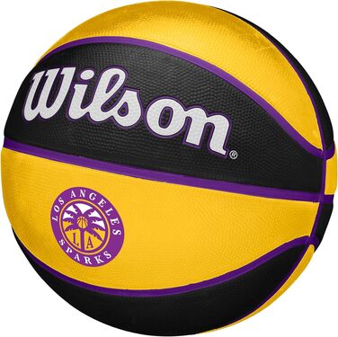 Баскетбольний м'яч Wilson WNBA Team Tribute Los Angeles Sparks, офіційний жіночий, розмір 6