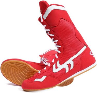Легкі борцівські кросівки для чоловіків, жінок та дітей (44 EU, Червоний)