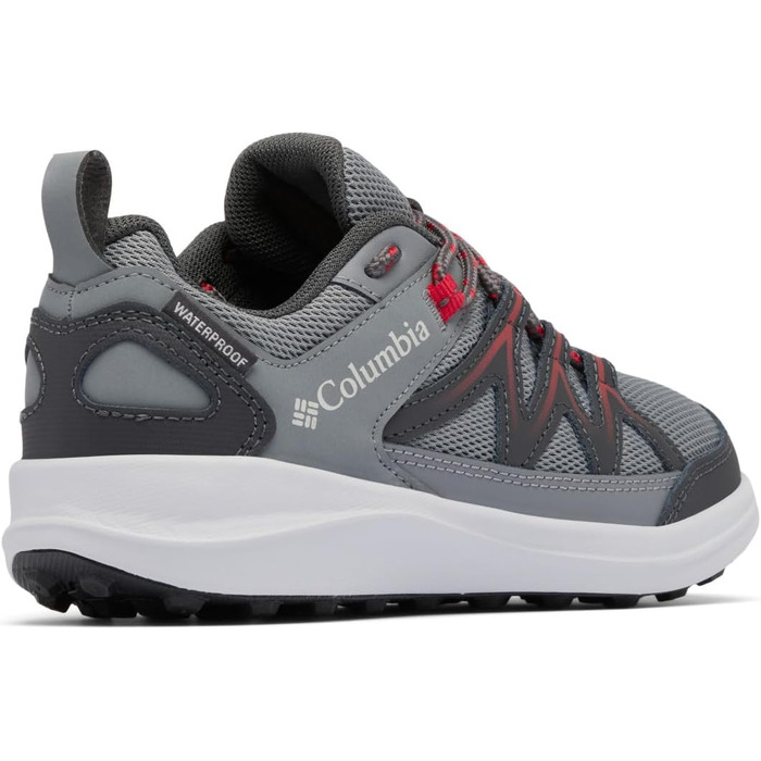 Трекінгові черевики Columbia Peakfreak Rush WP для дітей, унісекс, 33 EU, сірий, червоний, сталевий