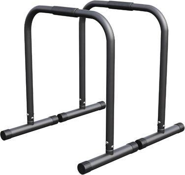 Паралетси GORILLA SPORTS, 2 шт, 61x38x73 см, до 200 кг, нековзкі, для віджимань, діпів, кросфіту та каллістеніки, стійки для тренувань, вибір кольору