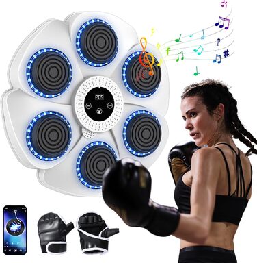 Музична бокс-машина: Smart Bluetooth з рукавичками, настінний кріплення, 9 режимів швидкості та лічильник для дорослих та дітей