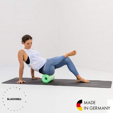 BLACKROLL MED Фасціальний рол для масажу 30×15 см, м'який, для чутливої шкіри, масажний ролик для фітнесу та домашнього використання, німецька якість