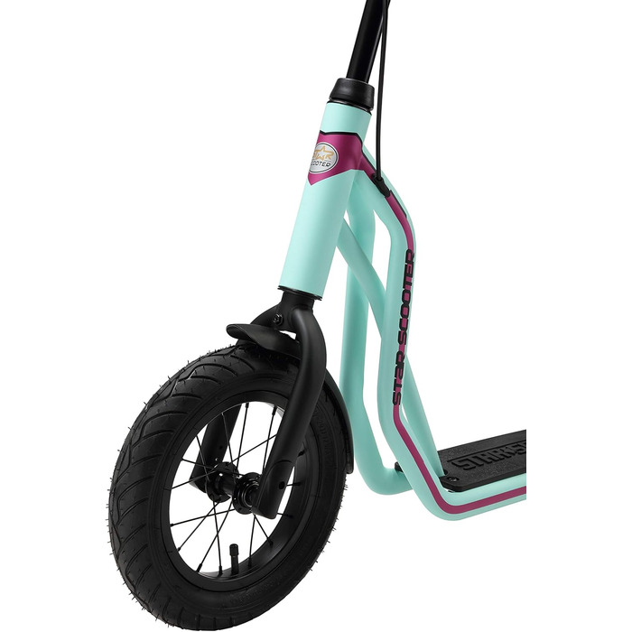 Дитячий самокат STAR SCOOTER 12/10 дюймів, надувні колеса, для міста, від 6-7 років