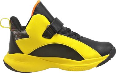 Дитячі кросівки для хлопчиків, спортивні, на липучці, розмір 30-40, 32 EU, чорно-жовті