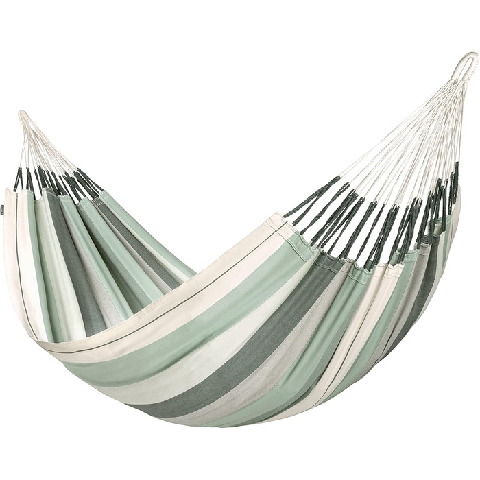 Гамак LA SIESTA Modesta Olive Kingsize з органічної бавовни, оливковий