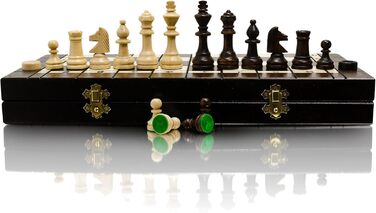 Набір 3в1 Шахи, Нарди, Дама Master of Chess XL 40 см, ручна робота, дорожній набір для дітей і дорослих
