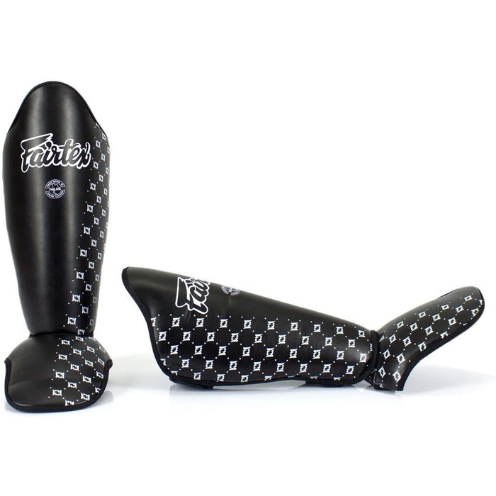 Захист гомілки Fairtex SP5 чорний, щитки XL для єдиноборств