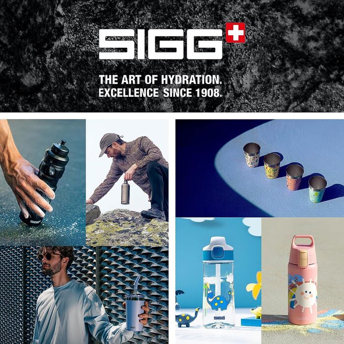 Дитяча ізольована пляшка для напоїв SIGG Shield Therm ONE 0,5 л, підходить для газованих напоїв, не протікає, легка, BPA-free, дизайн 5 Ballgame