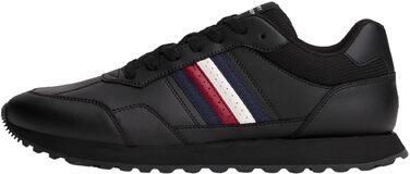Кросівки шкіряні Tommy Hilfiger New Runner Eva LTH Stripe, чорні, розмір 42 EU