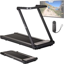 Бігова доріжка Skandika Walking Pad Nordik для дому, 6/12 км/год, з нахилом, LED-дисплеєм, пультом, для офісу та фітнесу