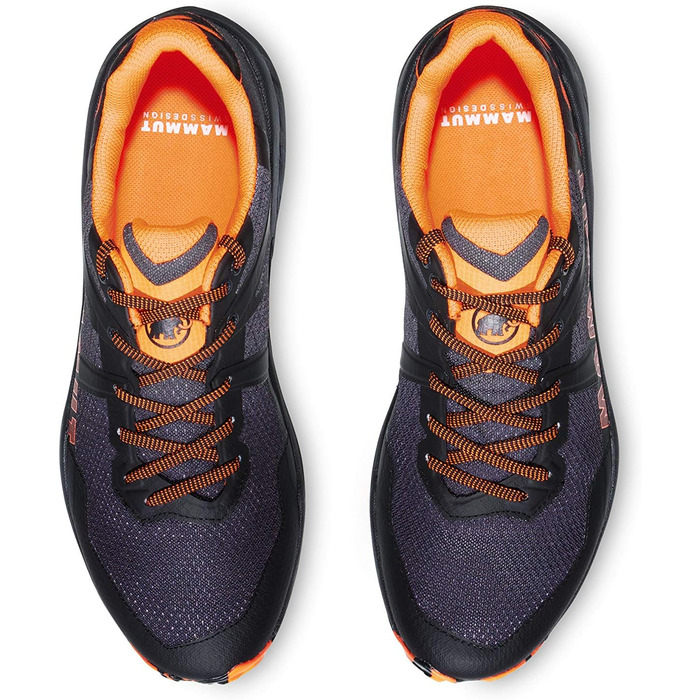 Чоловічі трекінгові черевики Mammut Sertig II Low 42 EU, чорний/помаранчевий