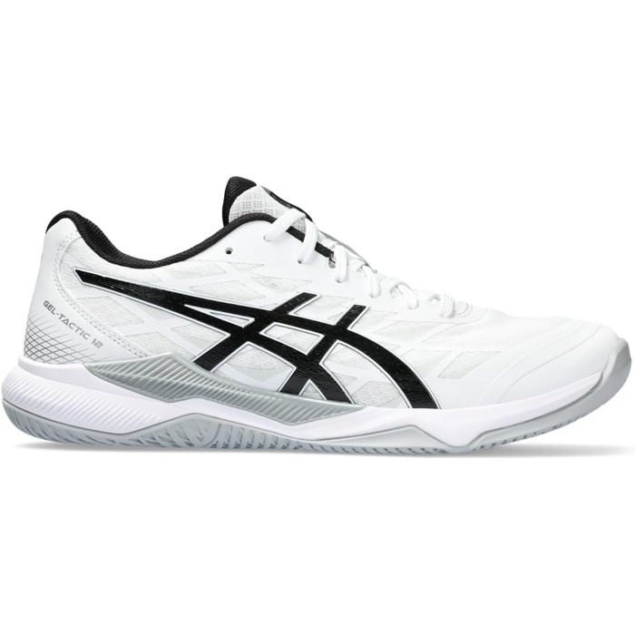 Кросівки ASICS Gel-Tactic 12 для чоловіків, біло-чорні, 39.5 EU