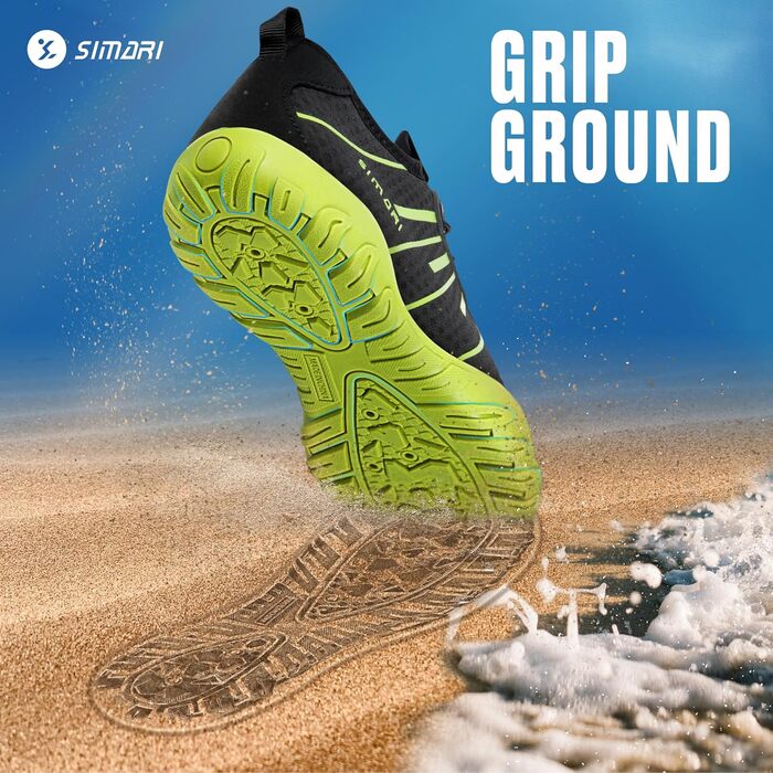 Водні черевики SIMARI WP001 для жінок та чоловіків, швидковисихаючі, для плавання, дайвінгу, серфінгу, йоги та активного відпочинку, WP001, 216 Lila (39 EU, 230 Green)