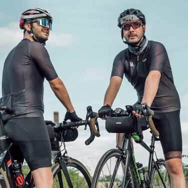 PACK2RIDE Perfecda велосипедний передній кошик із водовідштовхувальної міцної тканини Cordura для шосейних та гравійних велосипедів, коричневий