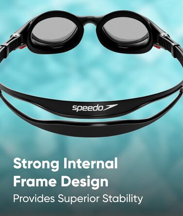 Унісекс окуляри для плавання Speedo Biofuse 2.0, універсальний розмір, зелено-сині