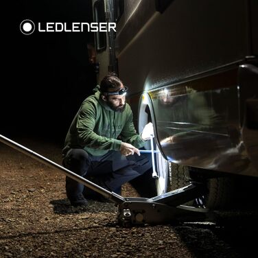 Ledlenser H8R SE - ліхтар налобний LED, 700 люмен, перезарядна, дальність 170 м, 70 годин роботи, комплект з акумулятором, чохлом та USB кабелем