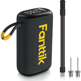 Електричний насос Fanttik X8 Nano для м'ячів, ультрашвидке накачування, портативна повітряна помпа з точним цифровим манометром і LCD-дисплеєм для баскетбольних, футбольних, волейбольних та регбійних м'ячів