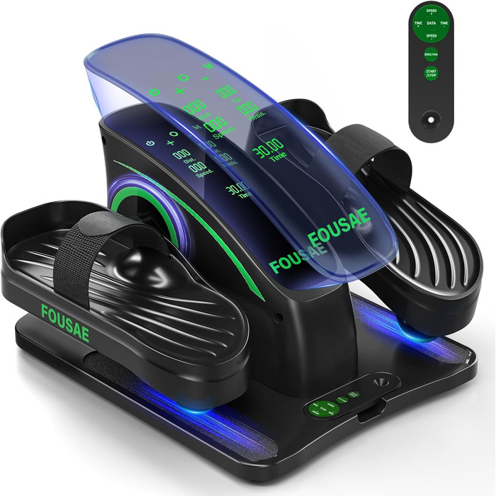 Еліптичний тренажер під стіл, компактний електричний велотренажер для ніг, 15 рівнів швидкості, тихий, для літніх людей