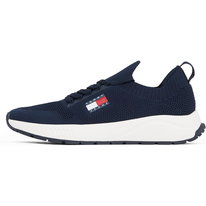 Футболка Tommy Jeans Runner Knitted чоловіча (40 EU, Темно-синій)