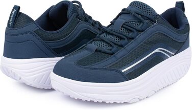 Зручні шкарпетки Aerosoft Walker з пам'яттю форми, для жінок та чоловіків, знімні устілки (Морський, 42 EU)