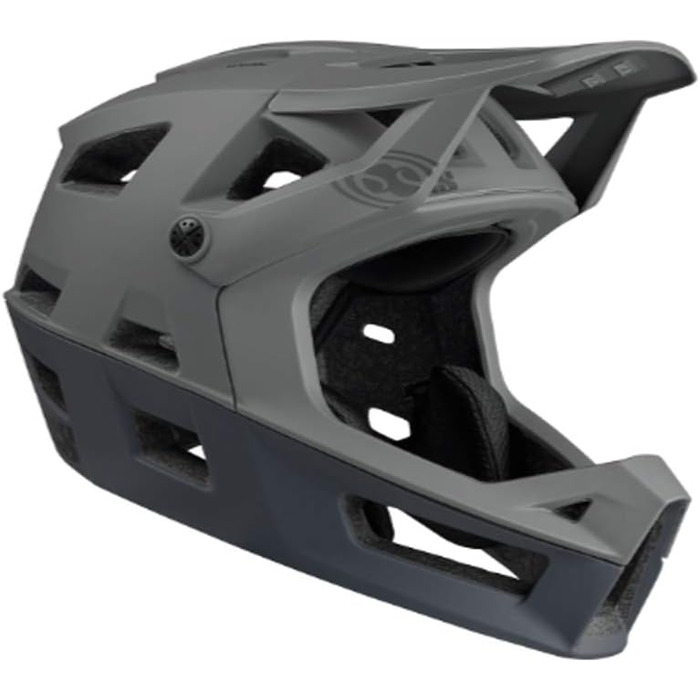 Велосипедний шолом IXS Trigger FF сірий, фулфейс, захист для MTB